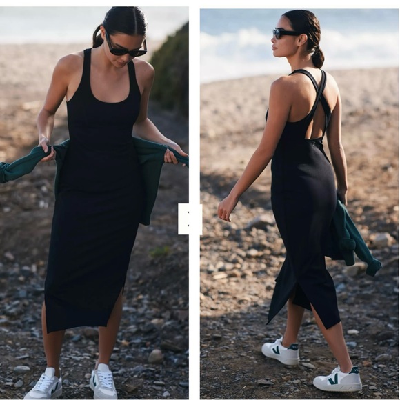 Sweaty Betty Dresses & Skirts - Sweaty Betty Emily Strappy Back Midi Dress Size US 6